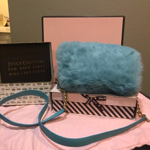 Juicy Couture vintage rabbit and cowhide purse - Picture 6 of 12